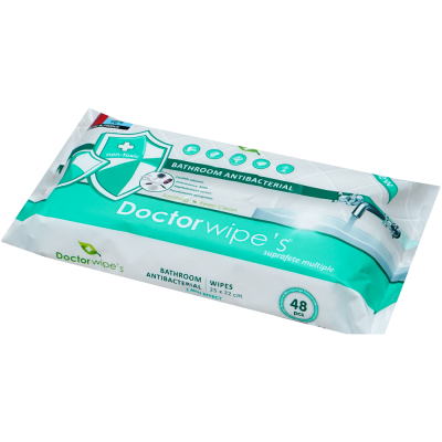 Servetele umede antibacteriene pentru suprafete Doctor Wipe's 48 buc
